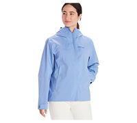 Marmot Wm's PreCip Eco Pro Jacket, Veste de pluie imperméable, manteau de pluie résistant au vent, coupe-vent hardshell pliable respirant, idéal pour la randonnée, Femme, Getaway Blue, M