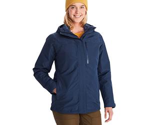 MARMOT Wm's Ramble Component Jacket Veste imperméable chaud, Veste de pluie légère à capuche 3 en 1, Imperméable coupe-vent et respirant Femme (lot de 1)