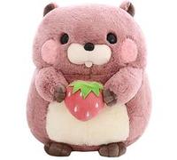 Marmotte en peluche 40cm pour enfants - Rose Rose G