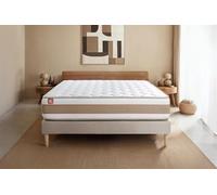 Marmottes & Co Matelas Le DÉLICAT 90x190 cm Ressorts ensachés + Mémoire de Forme 5 Zones de Confort - EP. 26cm | Epaisseur : 26 cm | Confort : Equilibré