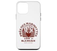Marmottes Loin des Blaireaux Humour Montagne Nature Trail Coque pour iPhone 12 Mini