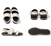 MARNI ANATOMIC CULT CUIR SANDALES FLATS SLIDES À Boucle CHAUSSURES 39