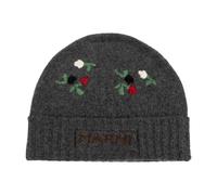 Marni - Bonnet Brodé - Homme - Accessoires - Gris - Taille: M