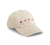 Marni - Casquette en coton avec logo brodé - Homme - Accessoires - Beige - Taille: M