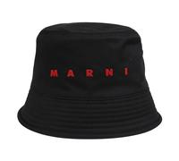 Marni - Chapeau en Twill de Coton - Homme - Accessoires - Noir - Taille: S