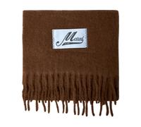 Marni - Écharpe en Laine à Franges Design Rectangulaire - Homme - Accessoires - Brun - Taille: ONE Size