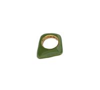 Marni, Femme, Accessoires, Vert, Taille: S Metal Trapeze Ring