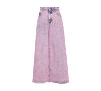 Marni - Jean évasé en coton rose Fabriqué en Italie - Femme - Jeans - Rose - Taille: 34 FR