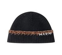 Marni - Ribbed Beanie - Homme - Accessoires - Noir - Taille: M