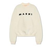 Marni - SweaT-shirt avec logo - Femme - Sweatshirts et sweats à capuche - Beige - Taille: 34 FR