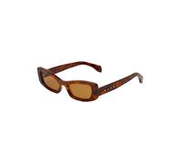 Marni Unisex Marni F7X Nyama Havana Lunettes de soleil Acétate La Havane Marron Carré