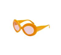 Marni Unisex Marni ONE Lake Of Fire Orange Lunettes de soleil Acétate Orange Rose Oversize Normale