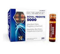 Marny's Gelée royale pure 3.850 mg - Royal Provite 5000 - Puissance maximale pour périodes spéciales - 20 flacons 416 g