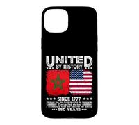 Maroc Amérique Amitié Unie par l'histoire Depuis 1777 Coque pour iPhone 15 Plus