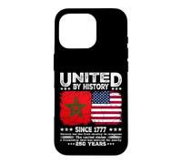 Maroc Amérique Amitié Unie par l'histoire Depuis 1777 Coque pour iPhone 16 Pro