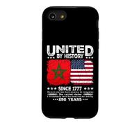 Maroc Amérique Amitié Unie par l'histoire Depuis 1777 Coque pour iPhone SE (2020) / 7/8