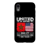 Maroc Amérique Amitié Unie par l'histoire Depuis 1777 Coque pour iPhone XR