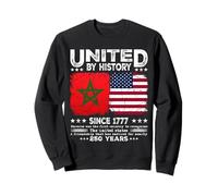 Maroc Amérique Amitié Unie par l'histoire Depuis 1777 Sweatshirt