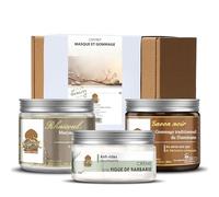 Maroc Argan Coffret Masque & Gommage Purifier/Exfolier/Hydrater 100% Naturel 1 Unité