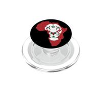 Maroc Drapeau Lion d'Afrique Fier Match de Football marocain PopSockets PopGrip pour MagSafe