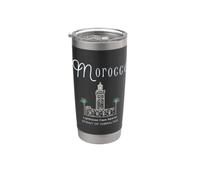 Maroc, phare du cap Spartel, Gibraltar Gobelet isotherme en acier inoxydable double paroi