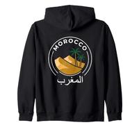 Maroc Sahara Desert Palm Oasis Heritage Sweat à Capuche