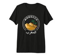 Maroc Sahara Desert Palm Oasis Heritage T-Shirt Haut de Gamme