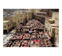 Maroc Vieille Ville FES Puzzle 1500(87x57cm) pièces Jeu Oeuvre d'art Souvenirs de Voyage