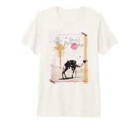 Marocain Arabe Chameau Tour Hamsa Œil de Fatima Désert Voyage T-Shirt Haut de Gamme