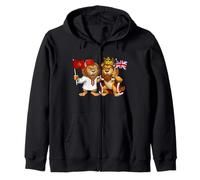 Marocaines Britanniques Drapeau Maroc Angleterre Royaume-Uni Sweat à Capuche