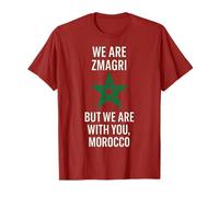 Marocains de L'Étranger MRE Amour pour Le Maroc Fières Gen-Z T-Shirt