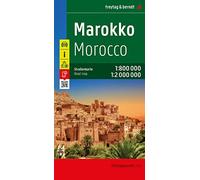 Marokko 1 : 800 000 / 1 : 2 000 000. Autokarte: Citypläne. Touristische Informationen. Ortsregister mit Postleitzahlen