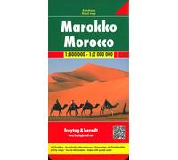 Marokko- maroc Edition trilingue français-anglais-allemand, Echelle 1:800 000, 1:200 000 - Collectif - Freytag Et Brendt - broché - Atlas / carte