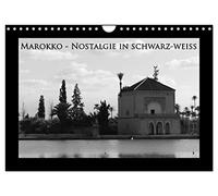 Marokko - Nostalgie in schwarz-weiss (Wandkalender 2026 DIN A4 quer), CALVENDO Monatskalender: Stimmungsvolle Schwarz-Weiss-Fotos werfen ein vollkommen neues Licht auf dieses mystische Land