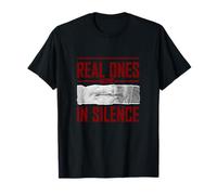 Maron Color Real Ones Move in Silence Maron Graphic T-Shirt