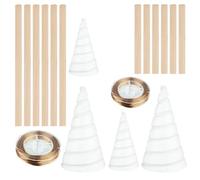 Marooma Fil de Cuivre avec Gabarit D'enroulement de Bobine Fibonacci, Gabarit D'enroulement de Bobine Fibonacci, Jardinage en Fil de Cuivre de Culture électro, Jardinage en Cuivre(Petit)