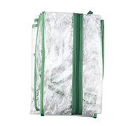 Marooma Housse de rechange en PVC transparent à 3 niveaux pour mini serre, bâche transparente imperméable pour pot de fleurs d'intérieur et d'extérieur (support en fer non inclus)