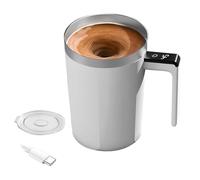 Marooma Tasse à café Auto-remuante, Tasse Auto-remuante Rechargeable avec Couvercle, Tasse de Mélange Magnétique électrique pour café, Lait, Cacao, Tasse de Mélangeur Automatique