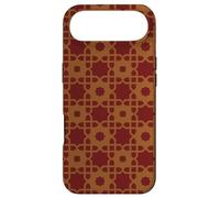 Maroon Dark Red Brown Luxury Asia Persian Mosaic Pattern Coque pour iPhone Air