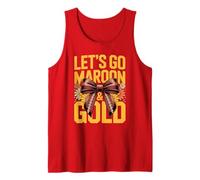 Maroon & Gold Vibes Only Team Tournoi Field Day Cheer Débardeur