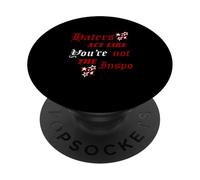 Maroon Red Burgundy Color Haters Agt Like They Don't Know PopSockets PopGrip Adhésif