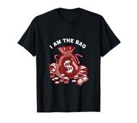 Maroon Red Burgundy I AM The Bag Bordeaux Rouge Bordeaux T-Shirt