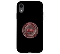 Maroon Red Burgundy Keep It 100-v2 Rouge Bordeaux Coque pour iPhone XR