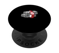 Maroon Red Burgundy Time/Money Bordeaux PopSockets PopGrip Adhésif
