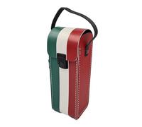 Maroquinor - Sacoche Rigide à poignée pour 3 Boules pétanque Rouge Blanc et Vert - Italie, BS3-PC-ITAL