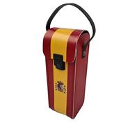 Maroquinor - Sacoche Rigide à poignée pour 3 Boules pétanque Rouge et Jaune - Espagne