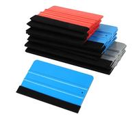 Marouflette et Spatule Raclette pour Film Teinté Voiture 12Pcs | Raclettes avec Bordure en Feutre, Spatule Enduit Autocollant Décalque, Marouflette Film Vitre de Fenêtre Professionnelle
