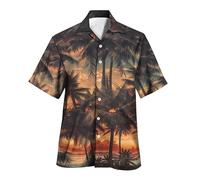 MaroYanYML Chemise hawaïenne à Boutons pour Homme imprimé 3D Tropical Floral et Poissons Chemisier Aloha pour la Plage l'été et Les activités de Plein air