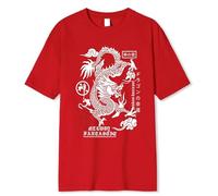 MaroYanYML Dragon T-Shirts pour Femmes Y2K Dragon Impression 3D T-Shirt Manches Courtes Col Rond Blouse Tops Cool Streetwear