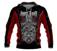 MaroYanYML Femmes Hommes Sweats à Capuche Templiers Imprimé 3D Sweatshirt à Capuche Manches Longues Pullover Cool Survêtement Tops